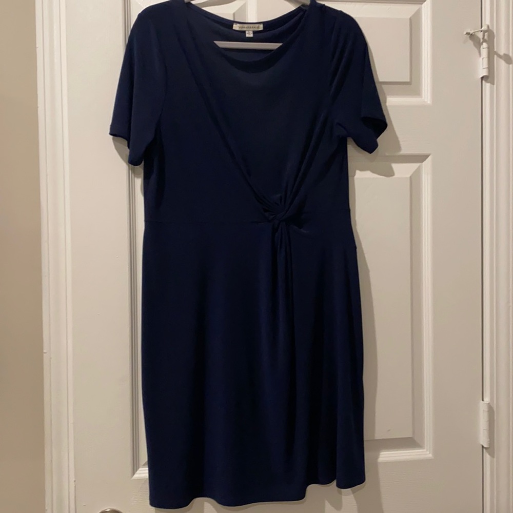 Tash + Sophie Navy Dress NWOT (size L)